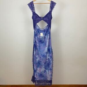 NWT Intimately Free People Suddenly Fine Maxi Slip - Spring Rain Combo - Size XL